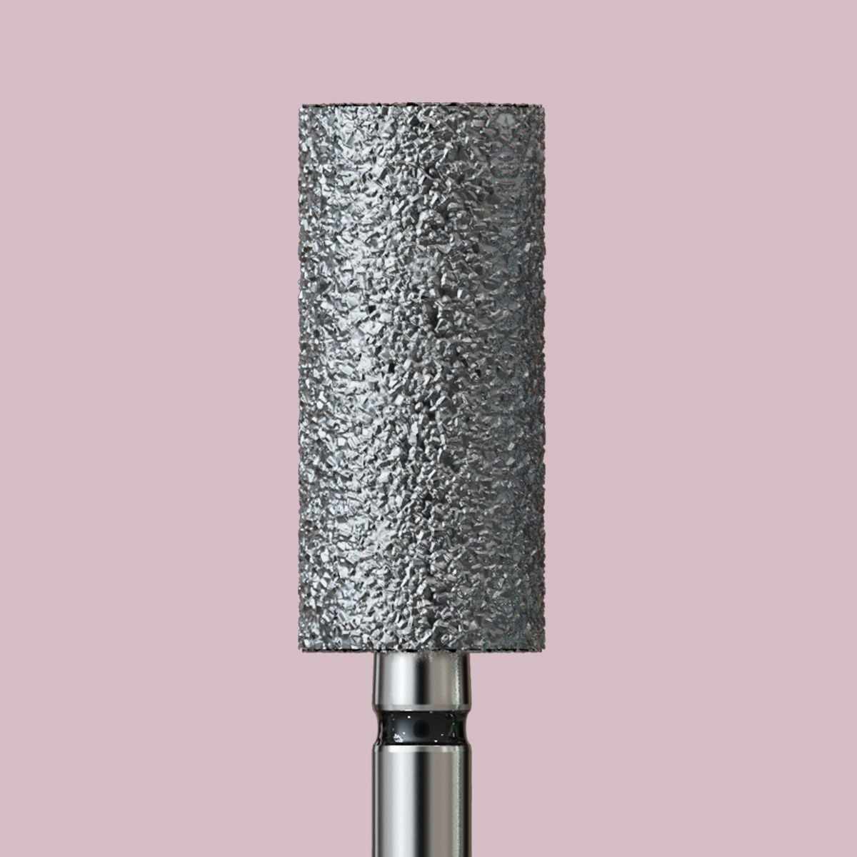 Podiatry diamond drill bit, coarse ( black) – flat end cylinder IQ Nails