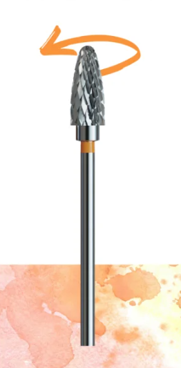 Carbide drill bit lefthanded stylists-Pro IQ Nails