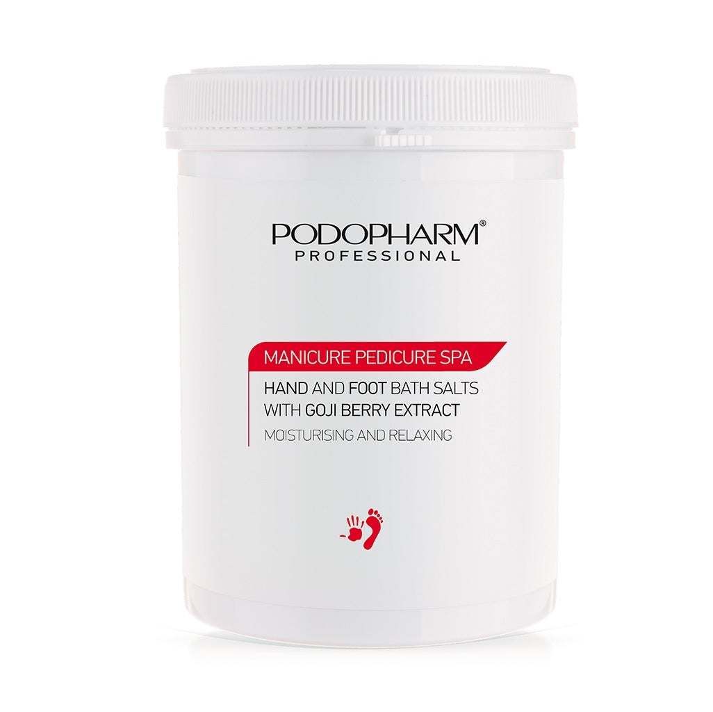 Podopharm Professional Moisturising And Relaxing Hand And Foot Bath Salt With Goji Berry And Extract 1400g Podopharm