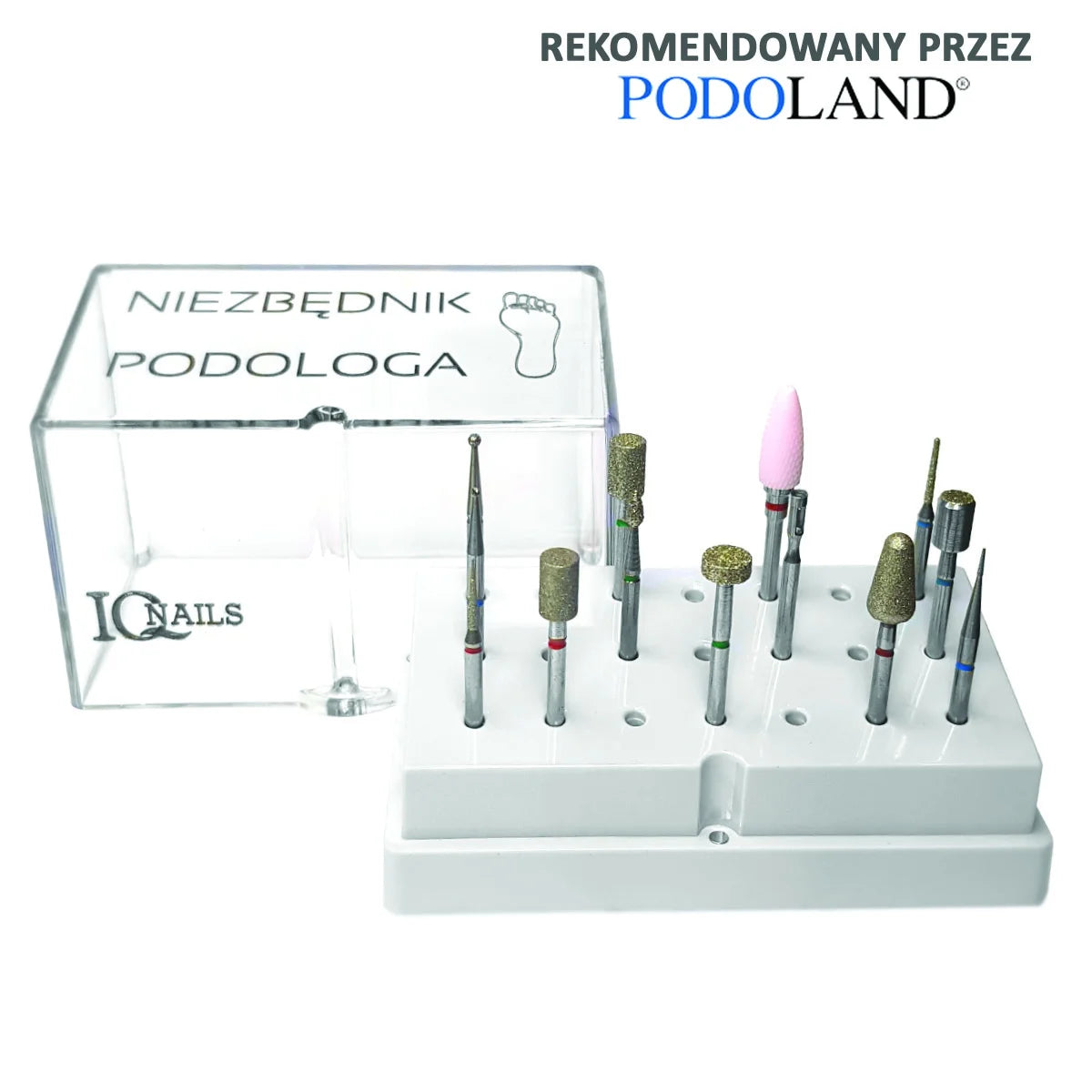 Podiatry drill bits – “Must-Have-Set” for a podiatrist (IQN SET PODO 2) IQ Nails