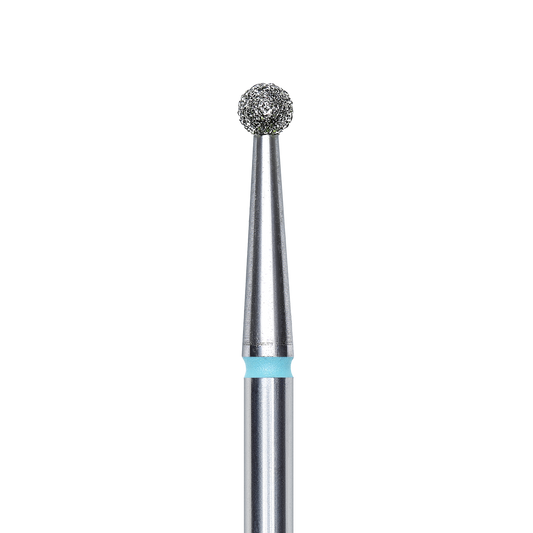 Diamond nail drill bit, "ball", blue, head diameter 2.5 mm Staleks