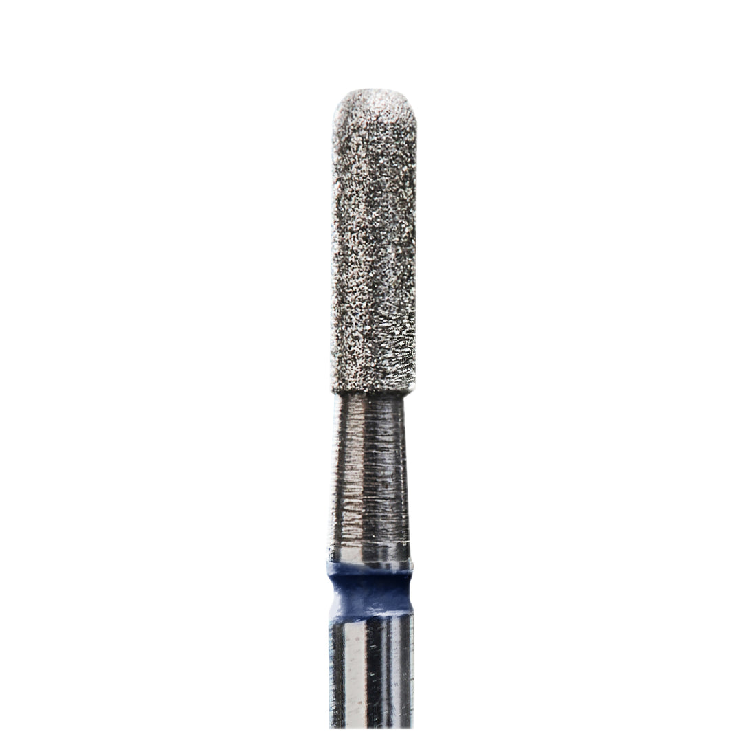 Diamond nail drill bit, rounded &quot;cylinder&quot;, blue, head diameter 2.3 mm/ working part 8 mm Staleks
