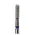 Diamond nail drill bit, rounded "cylinder", blue, head diameter 2.3 mm/ working part 8 mm Staleks