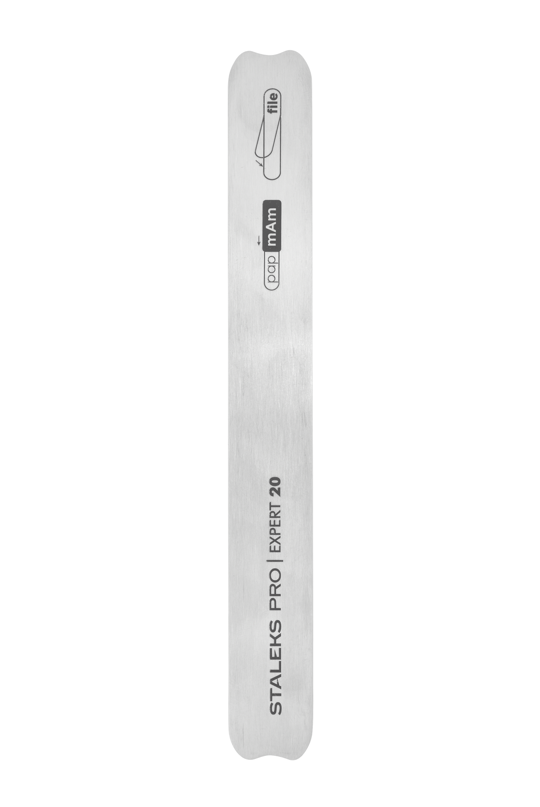 Nail file metal straight (base) EXPERT 20 complete with replaceable file-cover 180 grit Staleks