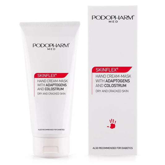 Podopharm Med Skinflex Hand Cream- Mask With Adaptogens And Colostrum For Dry And Cracked Skin 75ml Podopharm