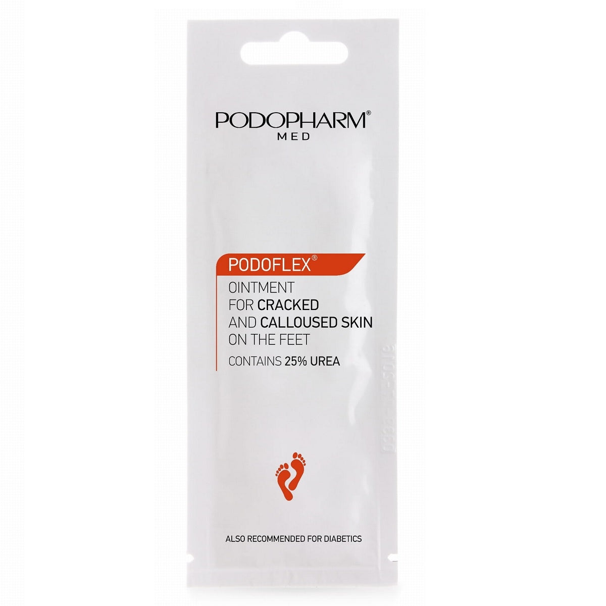 Podopharm Med Podoflex Ointment For Cracked And Calloused Skin On The Feet 25% Urea 10ml Podopharm