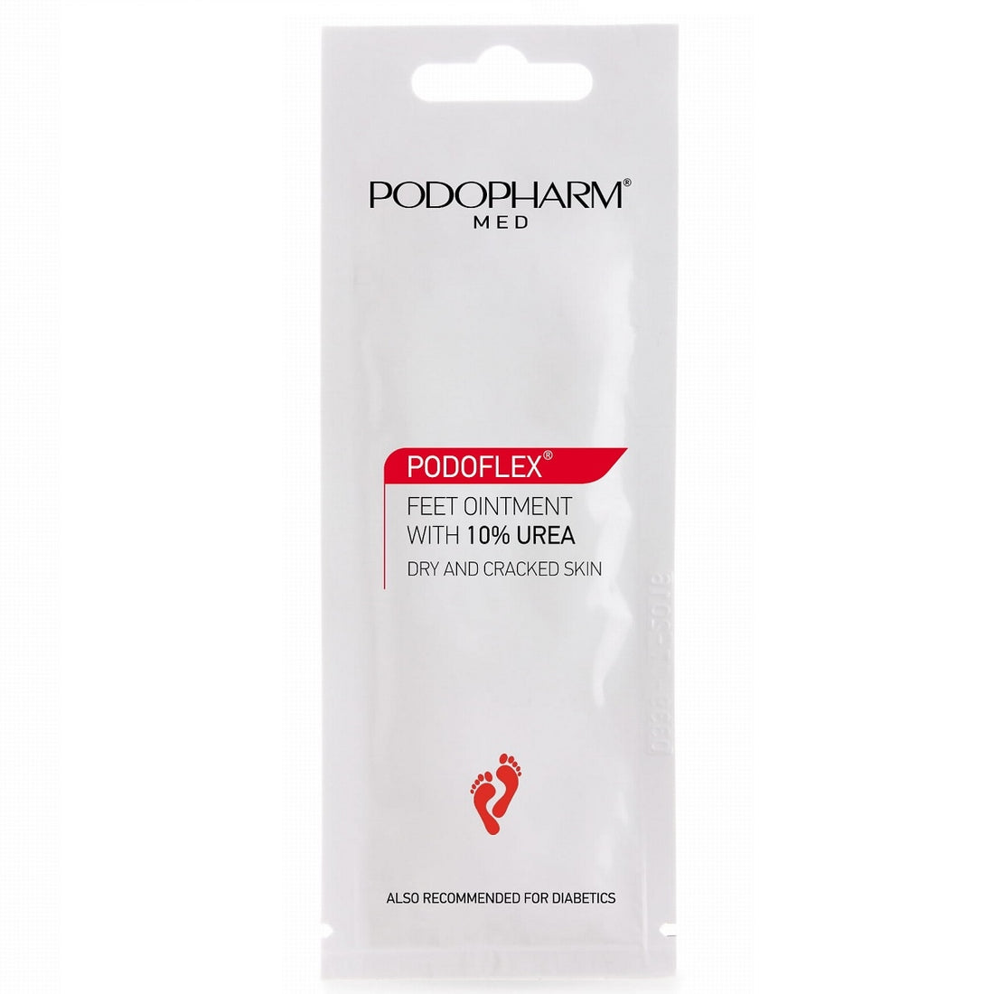 Podopharm Med Podoflex Ointment For Feet With 10% Urea Dry And Cracked Skin 10ml Podopharm