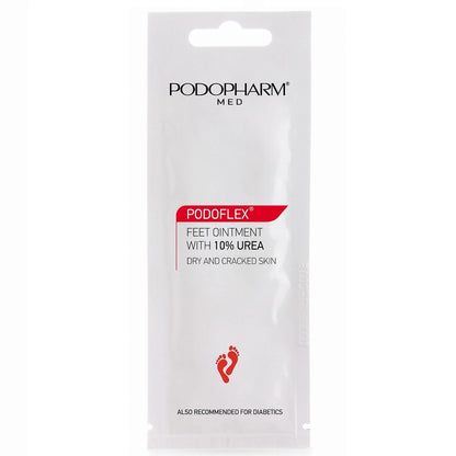 Podopharm Med Podoflex Ointment For Feet With 10% Urea Dry And Cracked Skin 10ml Podopharm