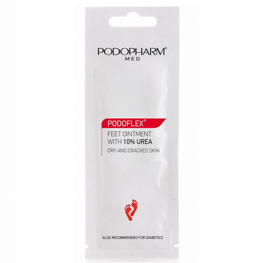 Podopharm Med Podoflex Ointment For Feet With 10% Urea Dry And Cracked Skin 10ml Podopharm