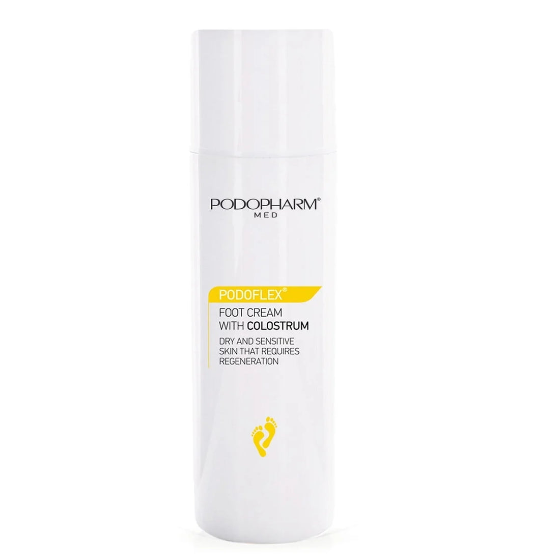 Podopharm Med Podoflex Foot Cream With Colostrum For Dry And Sensitive Skin That Requires Regeneration Airless 150ml Podopharm