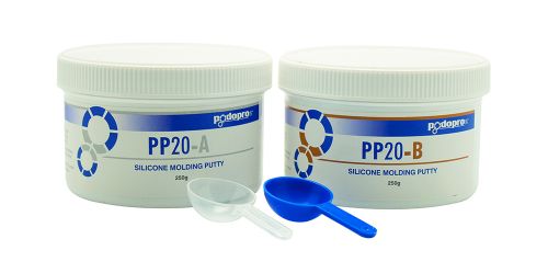 PodoPro Silicone Moulding Putty 2x250G dmone.co.uk