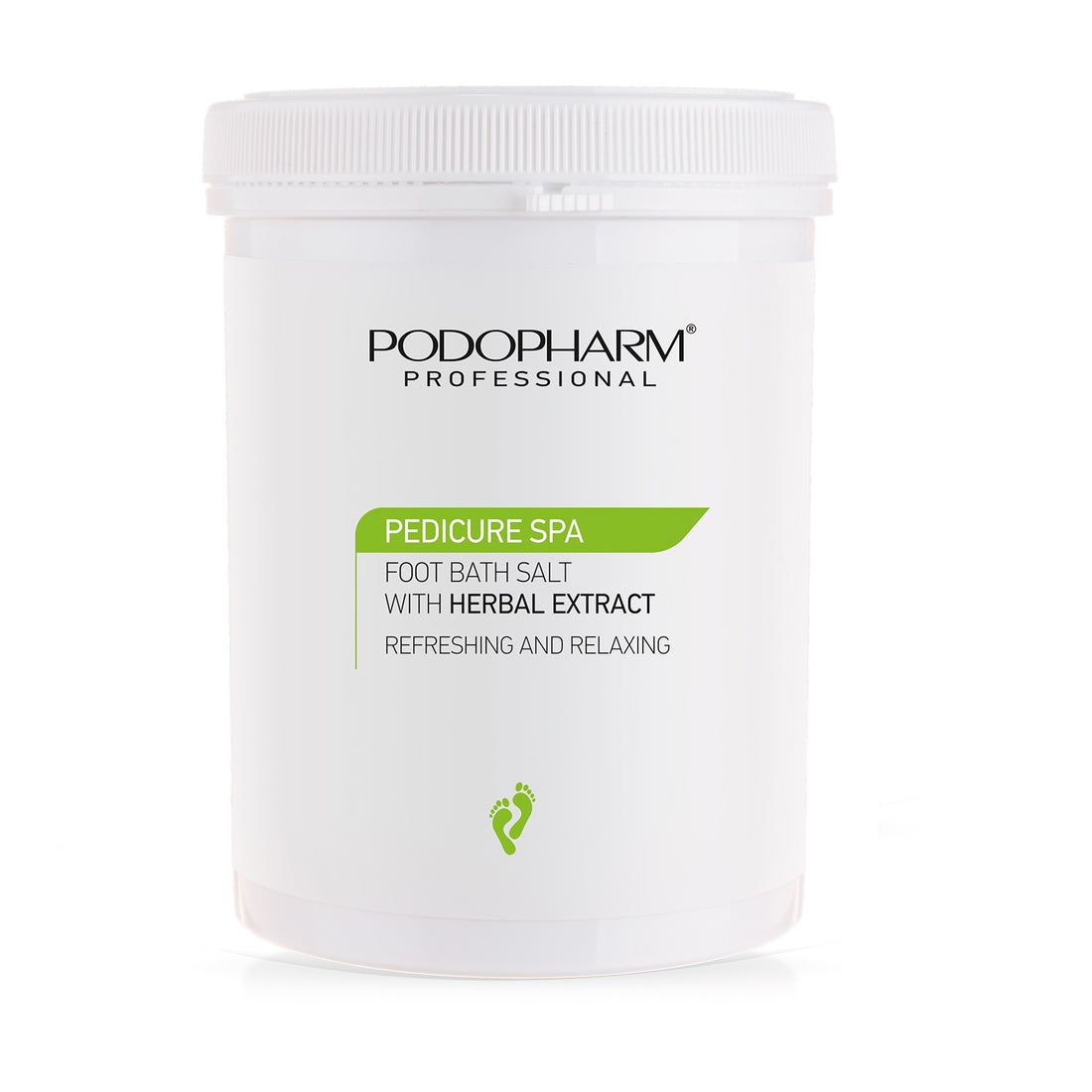 Podopharm Professional Refreshing And Relaxing Foot Bath Salt With Herbal Extract 1400g Podopharm