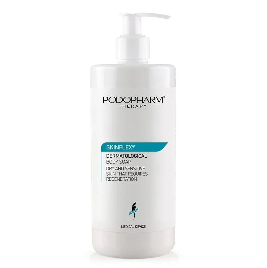 Podopharm Skinflex Dermatological Body Soap For Dry And Sensitive Skin That Requires Regeneration 500ml Podopharm